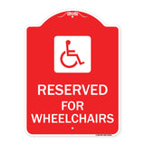 Reserved for Wheelchairs with Graphic