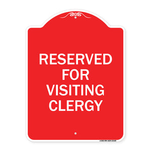 Reserved for Visiting Clergy