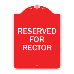 Reserved for Rector