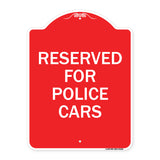 Reserved for Police Cars