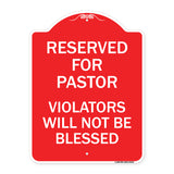 Reserved for Pastor Violators Will Not Be Blessed