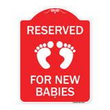 Reserved for New Babies with Symbol