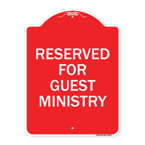 Reserved for Guest Ministry