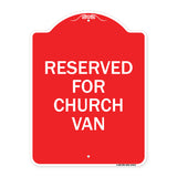 Reserved for Church Van