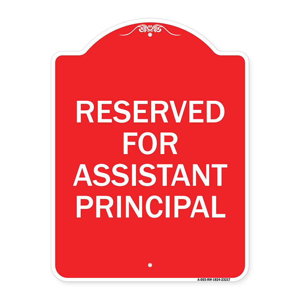 Reserved for Assistant Principal