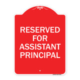 Reserved for Assistant Principal