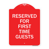 Reserved First Time Guests