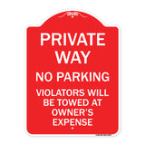 Private Way Violators Will Be Towed Away