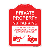 Private Parking Violators Will Be Towed Away at Vehicle Owner's Expense