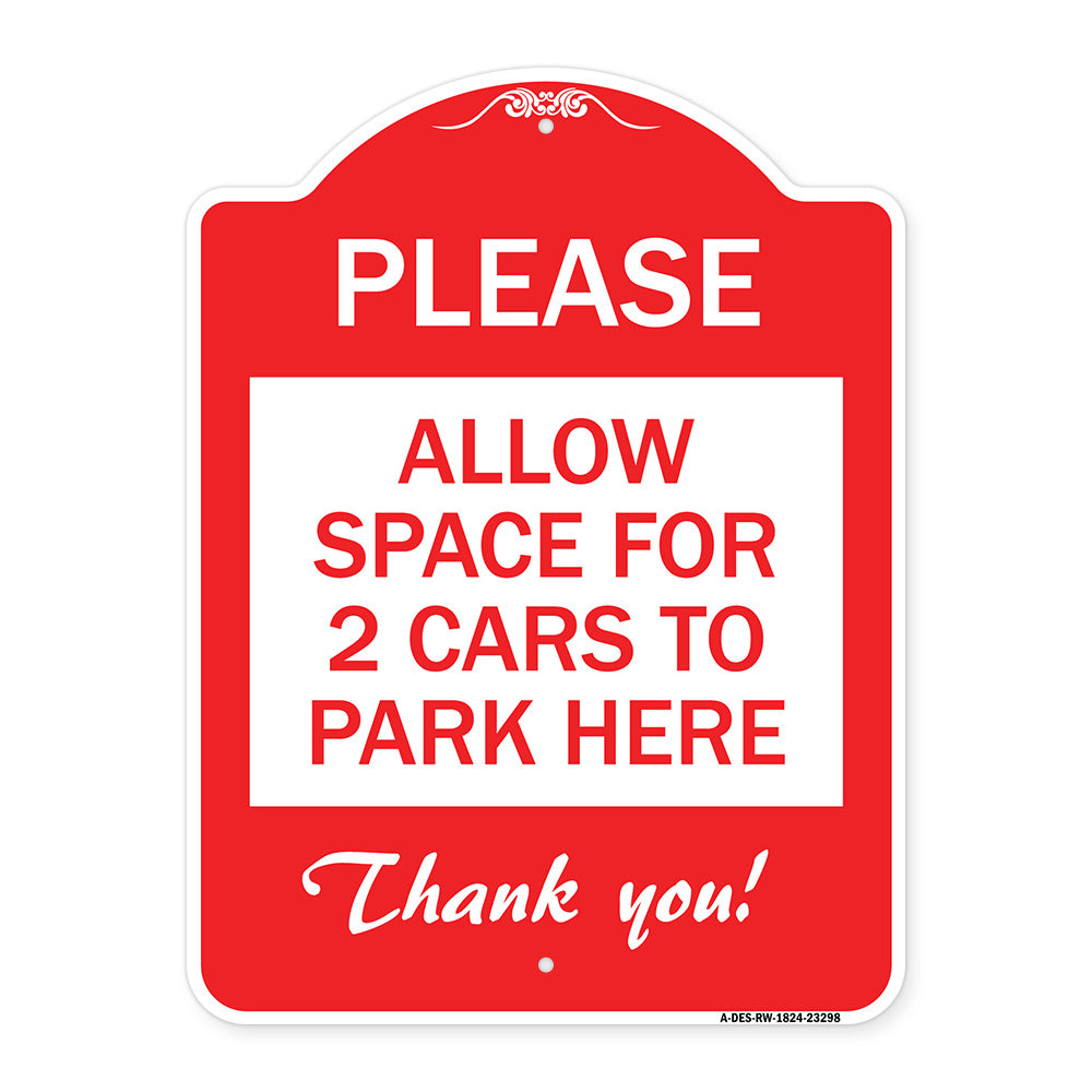 Please - Allow Space for 2 Cars to Park Here Thank You!