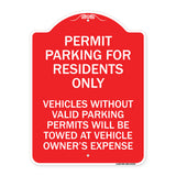 Permit Parking for Residents Only Vehicles Without Valid Parking Permits Will Be Towed at Vehicle Owner's Expense
