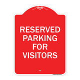 Parking Space Reserved Sign Parking Reserved for Visitors