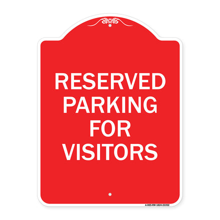 Parking Space Reserved Sign Parking Reserved for Visitors