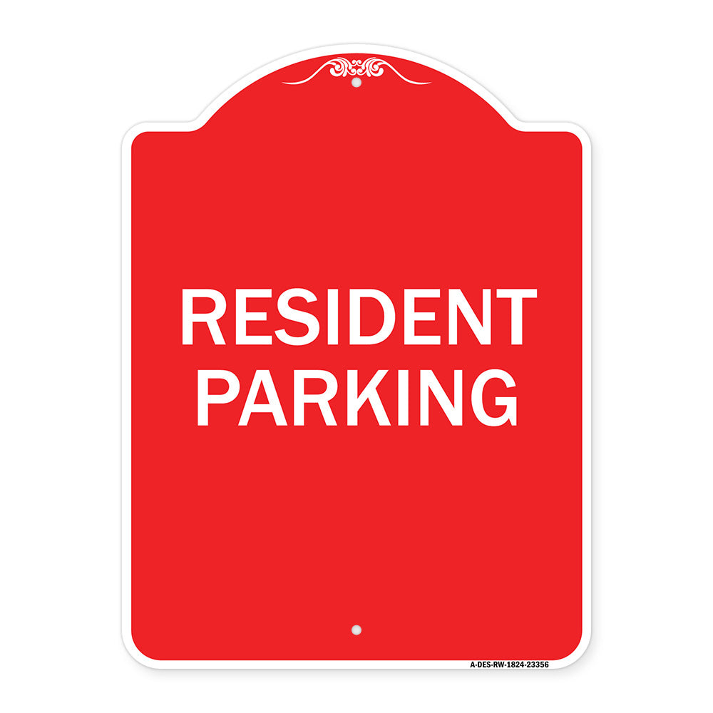 Parking Sign Resident Parking