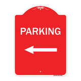 Parking Sign (Left Arrow)