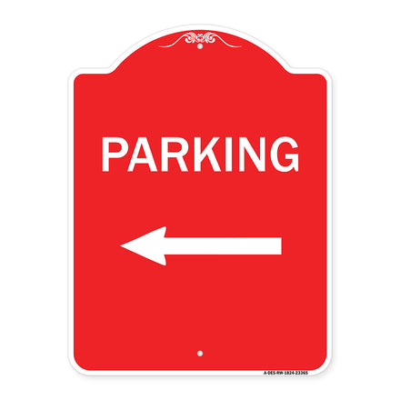 Parking Sign (Left Arrow)