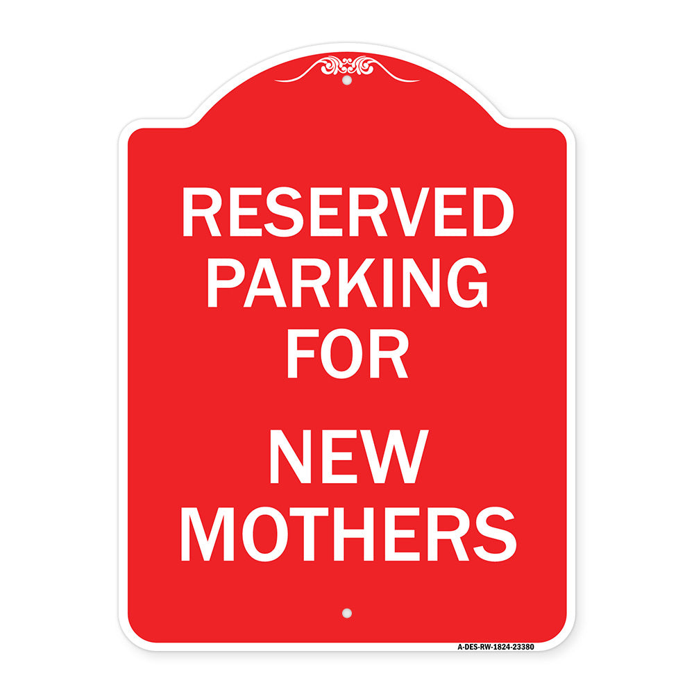 Parking Reserved for New Mothers