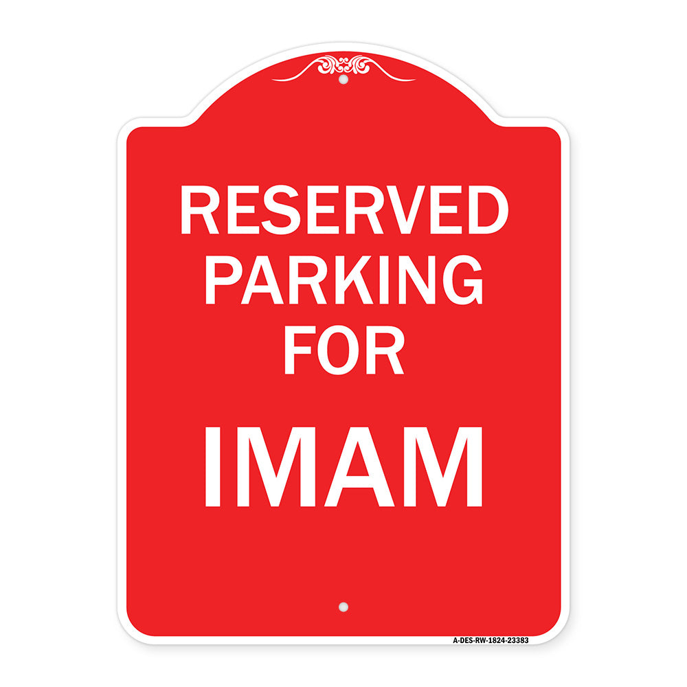 Parking Reserved for Imam