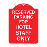 Parking Reserved for Hotel Staff Only