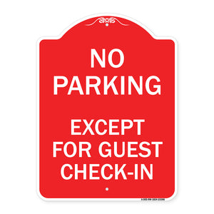 Parking Reserved for Guests Only