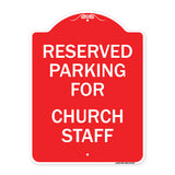 Parking Reserved for Church Staff
