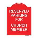 Parking Reserved for Church Member