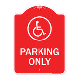 Parking Only (With New Access Symbol)