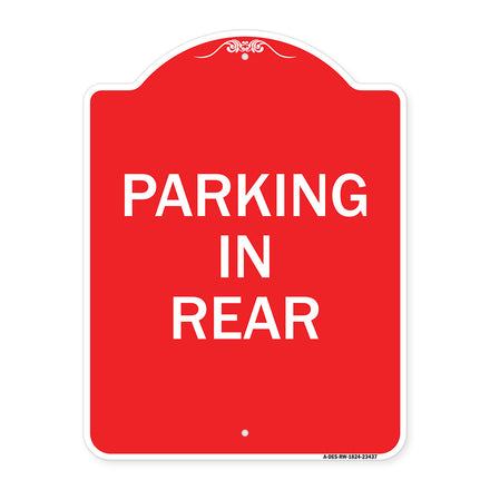 Parking in Rear