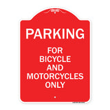 Parking for Bicycles and Motorcycles Only