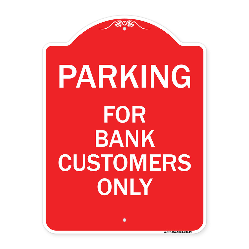 Parking for Bank Customers Only