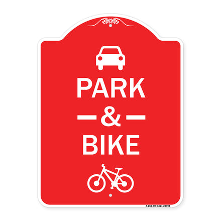 Park & Ride (With Bicycle Graphic