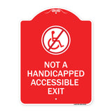 Not A Handicapped Accessible Exit (With Graphic)