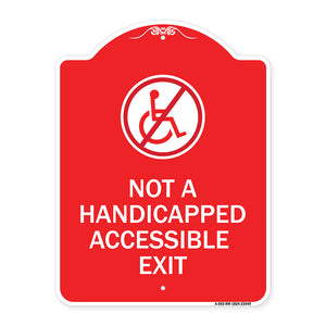 Not A Handicapped Accessible Exit (With Graphic)