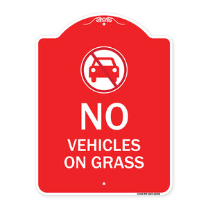 No Vehicles on Grass