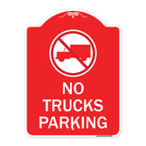 No Truck Sign No Truck Parking (With Symbol)