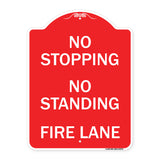 No Stopping No Standing Fire Lane
