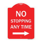 No Stopping Anytime with Arrow (Right)