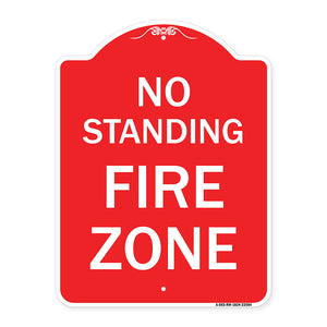 No Standing Fire Zone