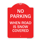 No Parking When Road Is Snow Covered