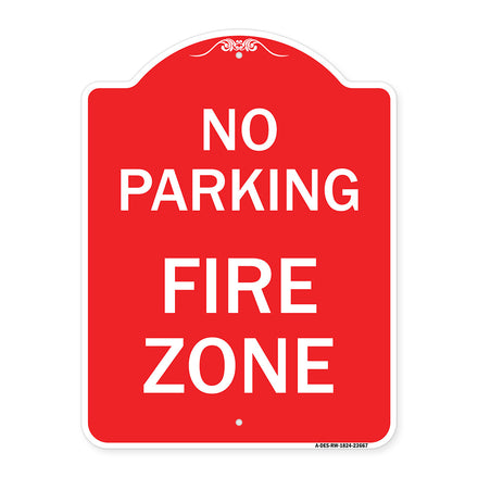 No Parking Sign No Parking Fire Zone