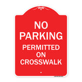 No Parking Permitted on Crosswalk