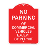 No Parking of Commercial Vehicles Except by Permit