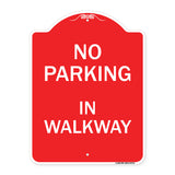 No Parking in Walkway