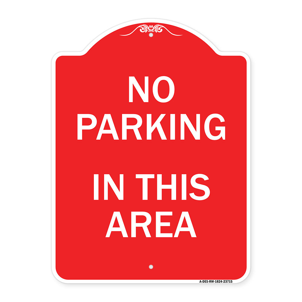 No Parking in This Area