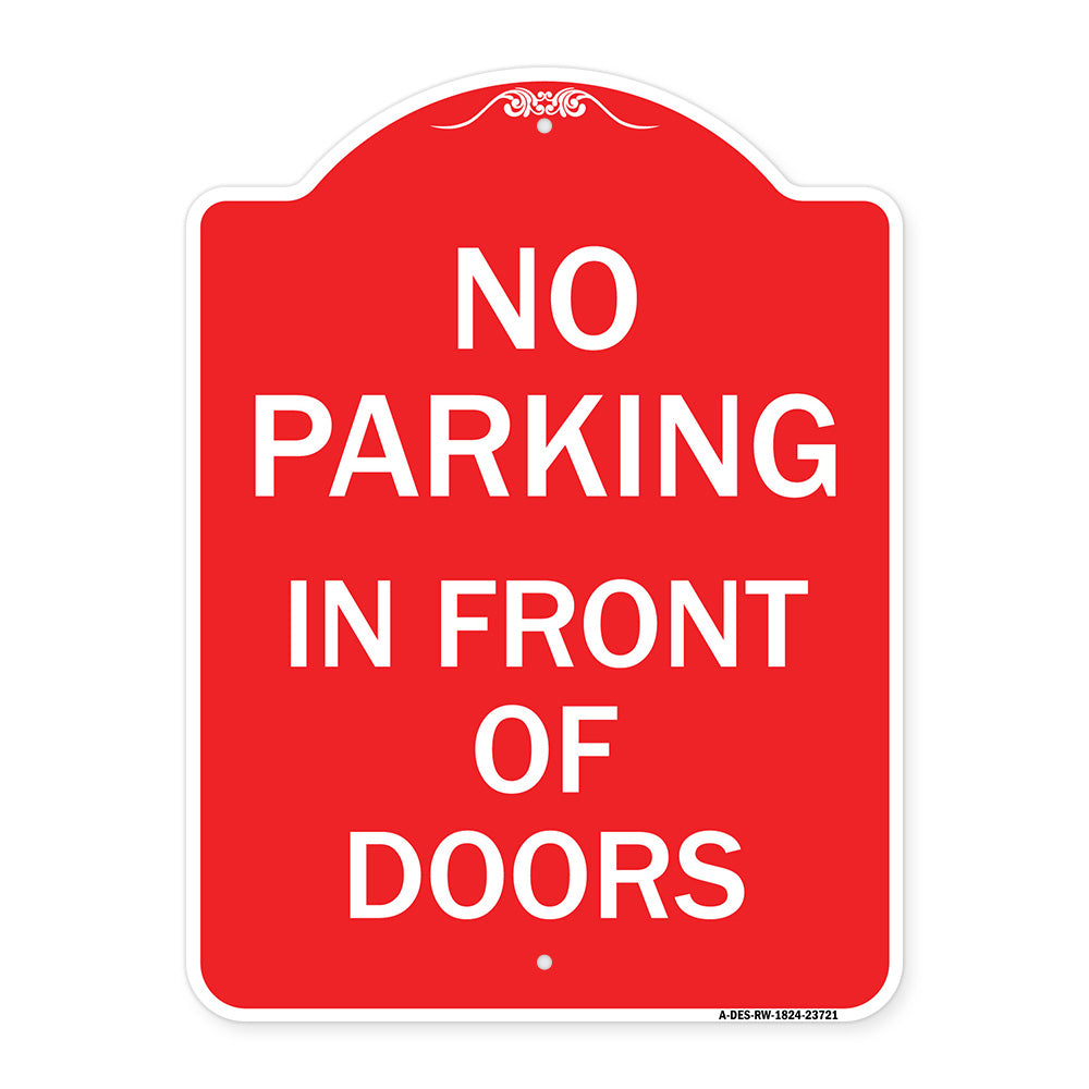 No Parking in Front of Doors