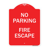 No Parking Fire Escape
