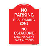 No Parking Bus Loading Zone No Entacionamiento Bus De Carga Zona