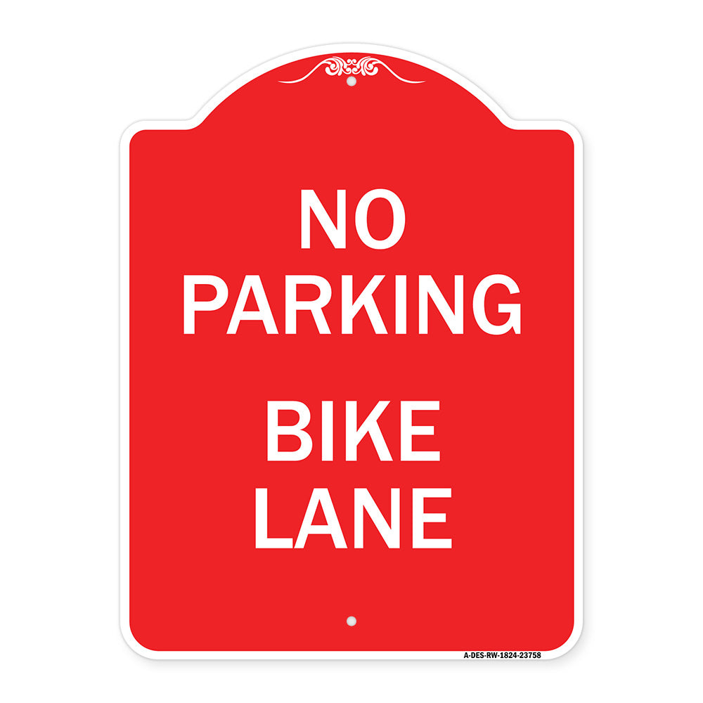 No Parking Bike Lane