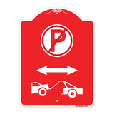 No Parking - Tow Away Zone (With Graphic)