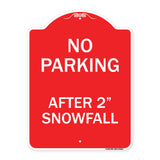 No Parking - After 2 Snowfall